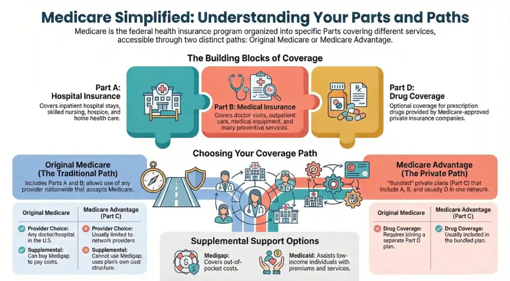Medicare simplified overview for people new to Medicare
