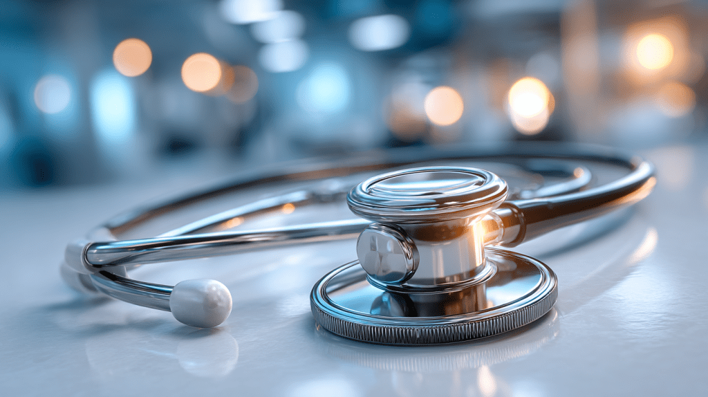 Stethoscope representing Medicare health centers and primary care services